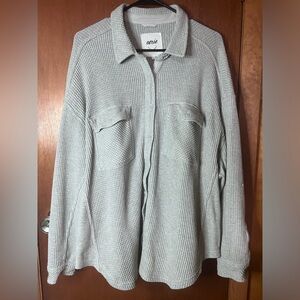 Aerie waffle lumberjane shirt